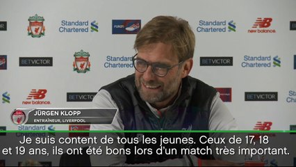 CdL - Klopp : ''Ça n’a pas été trop beau à regarder en 1ère période''