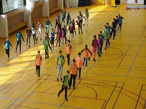 Concours FLASHMOB UNSS Championnat du monde de HANDBALL 2017 AS Handball Collège Césaria Evora Montreuil