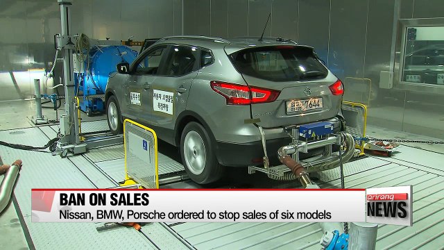 S. Korea to ban sales of Nissan, BMW, Porsche vehicles over falsified reports
