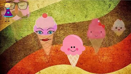 Finger Family Nursery Rhymes for Children CONE ICECREAM Cartoon | CONE ICECREAM Cartoon 2D Animation