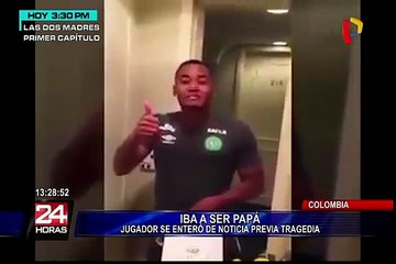 Jugador de Chapecoense se enteró que iba a ser padre antes de la tragedia