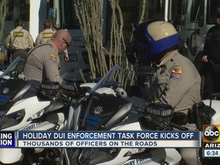 Holiday DUI task force kicks off in Phoenix