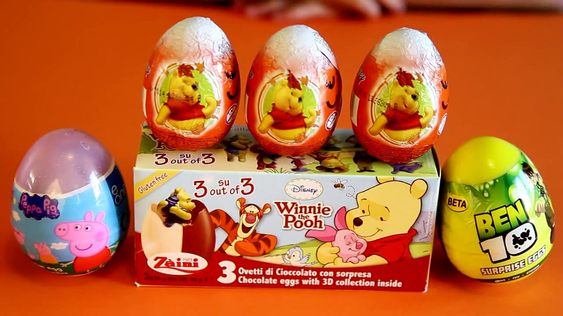 4 Surprise Eggs Disney Winnie the Pooh winnie the pooh surprise eggs Discov...