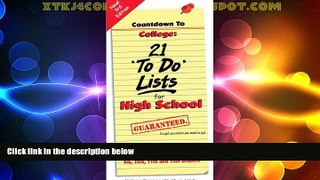 Price Countdown to College: 21  To Do  Lists for High School Valerie Pierce On Audio