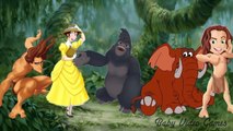 Finger Family Tarzan Disney Nursery Rhymes | Alphabet ABC Songs for Children