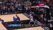 Bismack Biyombo Blocks, Jeff Green Scores vs Spurs