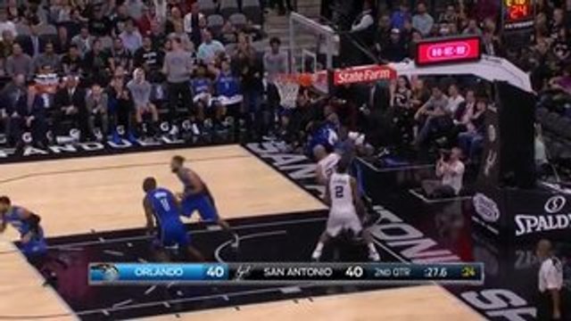 Bismack Biyombo Blocks, Jeff Green Scores vs Spurs