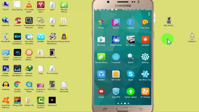 Use your Android Device as Wireless Mouse and Keyboard
