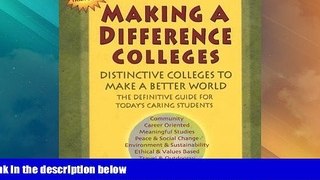 Price Making a Difference Colleges: Distinctive Colleges to Make a Better World (Making a