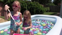 BIGGEST POOL & BALLOONS Surprise Toys Hunt * Shopkins Season 3 * Frozen Toys * MLP Blind Bags