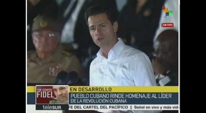 Fidel Castro quiso mucho a México , Peña Nieto