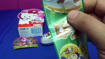 4 HELLO KITTY KINDER SURPRISE EGGS UNBOXING! Natoons, Mixart