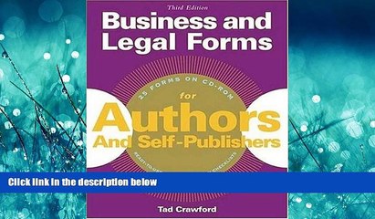 FAVORIT BOOK Business and Legal Forms for Authors and Self Publishers (Business   Legal Forms for