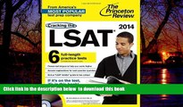 Buy NOW Princeton Review Cracking the LSAT with 6 Practice Tests   DVD, 2014 Edition (Graduate