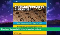 Buy Peterson s DecisionGd:GradPrgHumanities 2004 (Peterson s Graduate Programs in Humanities)