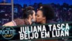 Juliana tasca beijo em Luan Santana
