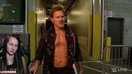 WWE Raw 11/28/16 Seth Rollins Jericho Backstage Brawl