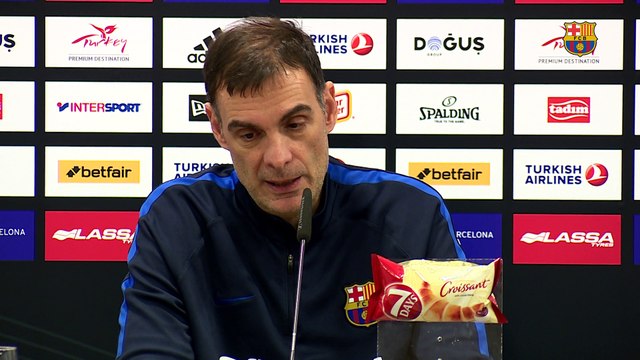 Bartzokas y Claver analizan el partido de la Euroliga contra el Panathinaikos