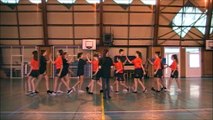 Concours Flashmob UNSS Championnat du monde de Handball 2017 AS J.MOULIN Montceau-les-Mines