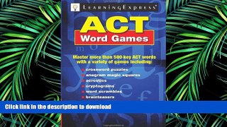 READ THE NEW BOOK ACT Word Games READ EBOOK