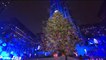 Rockefeller Center tree lights up for the 2016 season!