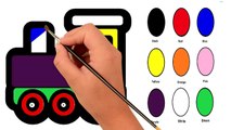 Colors for Children to Learn with Train - Colours for Kids to Learn - Kids Learning Videos | HD