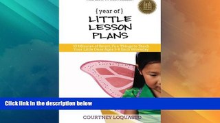 Price YEAR of LITTLE LESSON PLANS: 10 Minutes of Smart, Fun Things to Teach Your Little Ones Ages