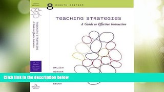 Price Teaching Strategies: A Guide to Effective Instruction Donald C. Orlich For Kindle
