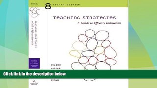 Best Price Teaching Strategies: A Guide to Effective Instruction Donald C. Orlich On Audio