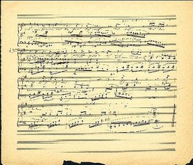 Gustav Mahler Manuscript