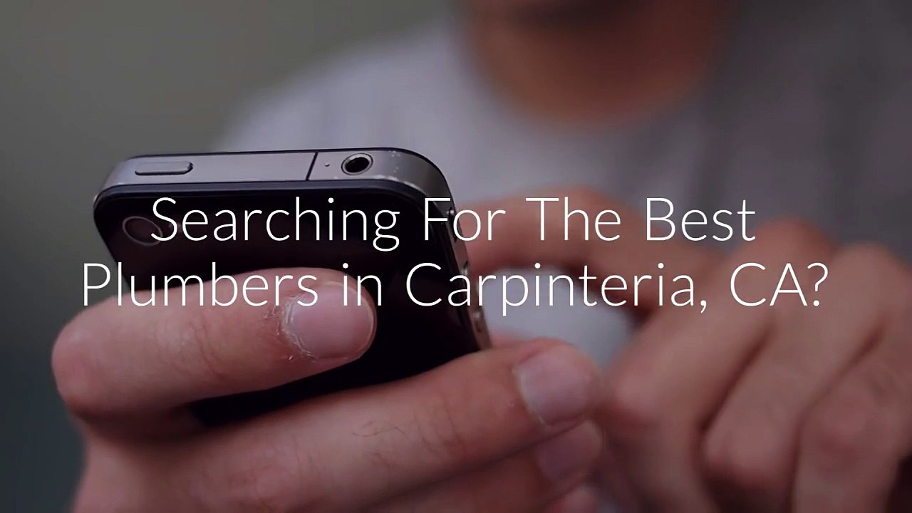One Call Plumbers in Carpinteria
