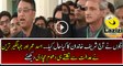 Exclusive Talk of Asad Umar and Jahangir Tareen on Panama Leaks Outside the Court