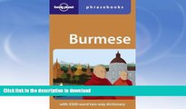 EBOOK ONLINE  Lonely Planet Burmese Phrasebook (Lonely Planet Phrasebook: Burmese)  BOOK ONLINE
