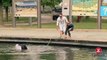 Nun Falls in a Pond Prank - Just For Laughs Gags