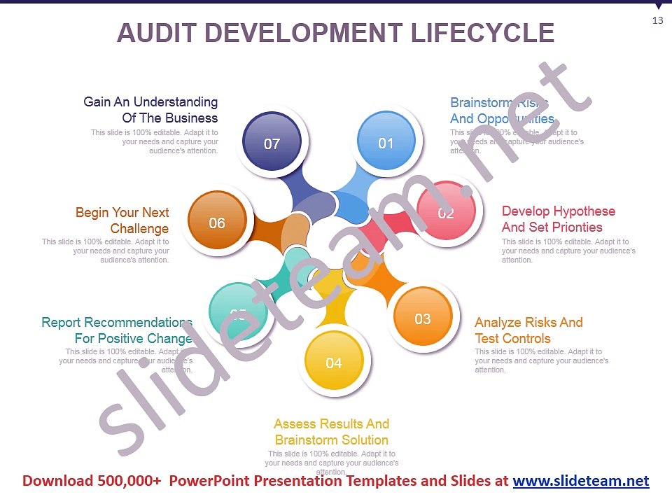 Audit of Business Systems with Checklist Presentation Slides