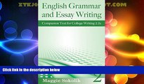 Best Price English Grammar and Essay Writing, Workbook 2 (College Writing) Maggie Sokolik For Kindle