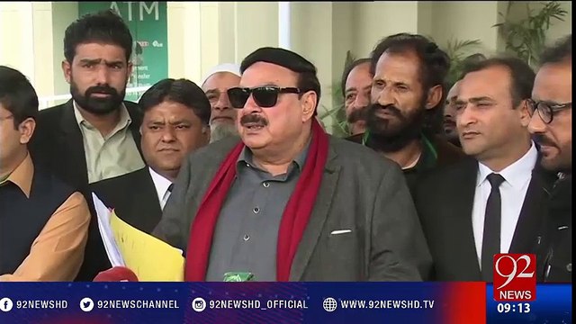 Panama case: Sheikh Rasheed media talk - 92NewsHD