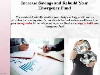 Ways to build your emergency fund