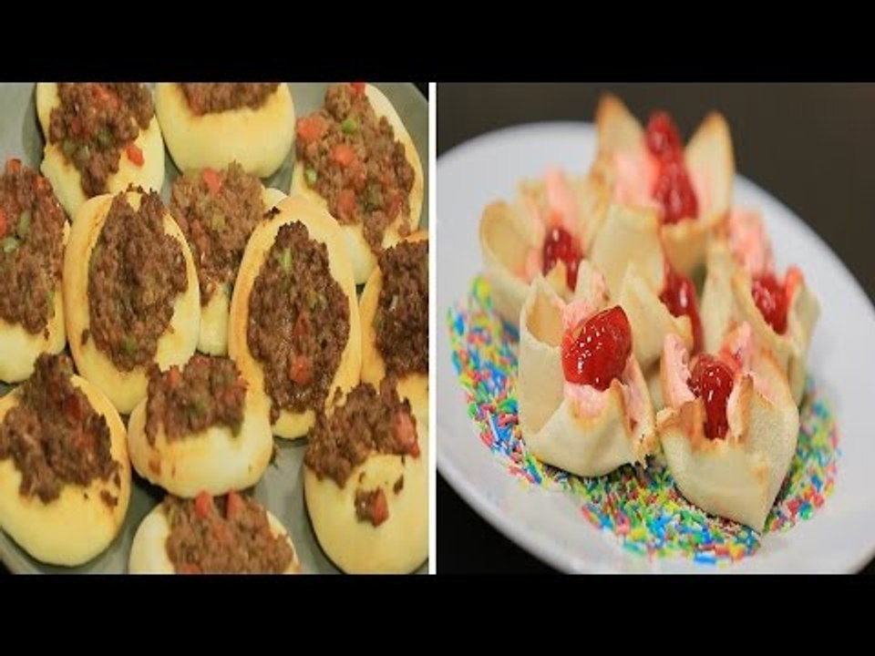 عرايس لحمة - لفائف الدجاج بصوص البافلو - تشيز كيك سريعة | اتفضلوا عندنا حلقة كاملة