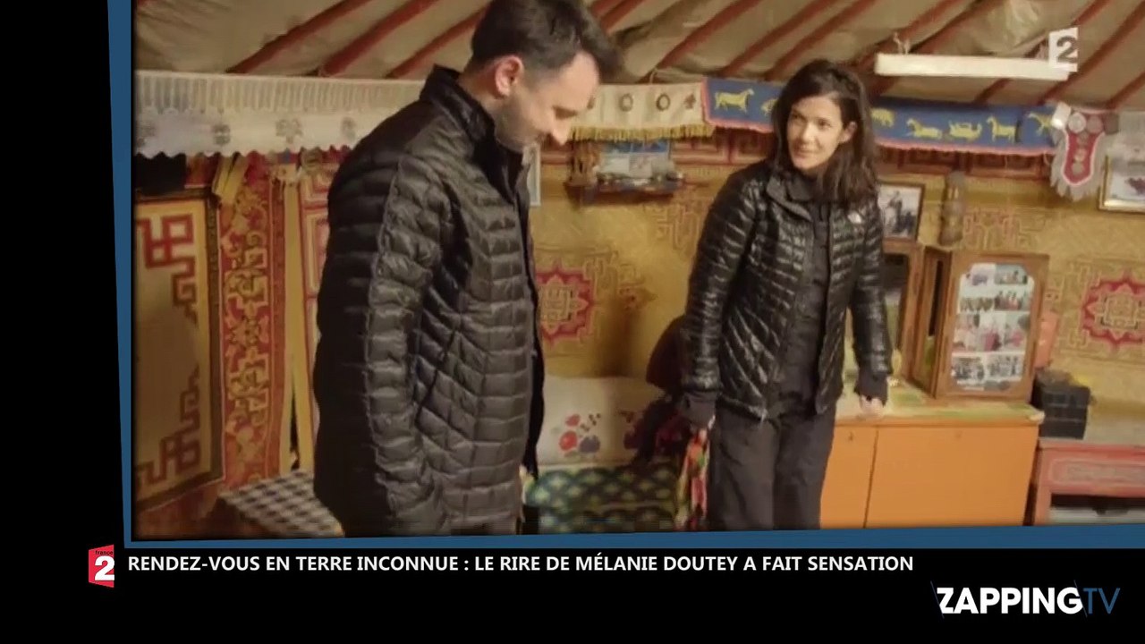 Rendez-vous en terre inconnue : Le rire de Mélanie Doutey fait chavirer Twitter (Vidéo)