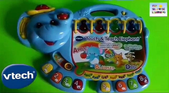 Vtech Touch and Teach Elephant Toy Review. Vtech Touch & Teach Elephant Book