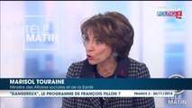 Marisol Touraine attaque François Fillon sur sa politique sociale