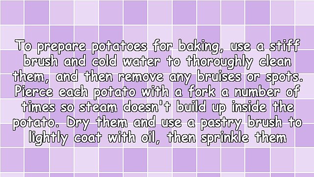 Tips for Making Perfect Baked Potatoes