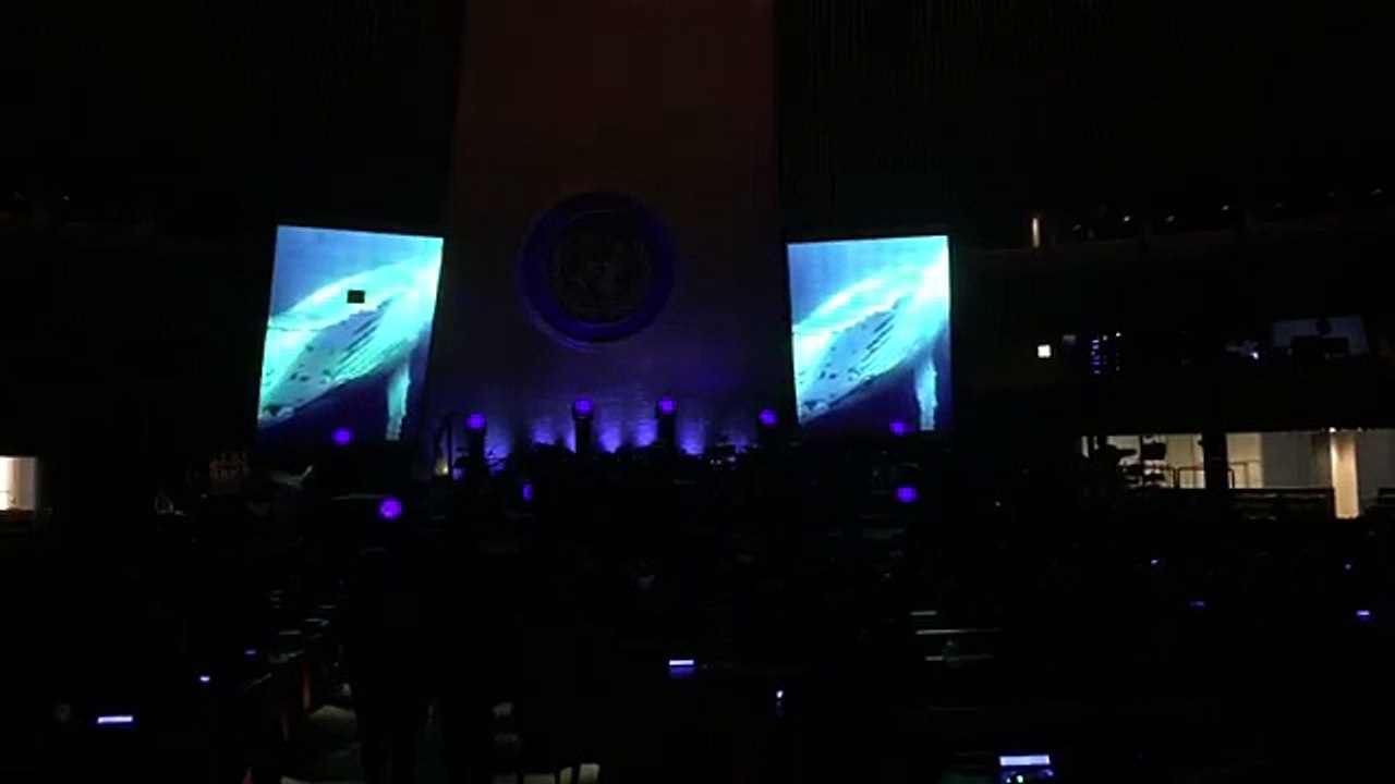 Ok back at the United Nations...