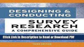 Download Designing and Conducting Survey Research: A Comprehensive Guide Book Online