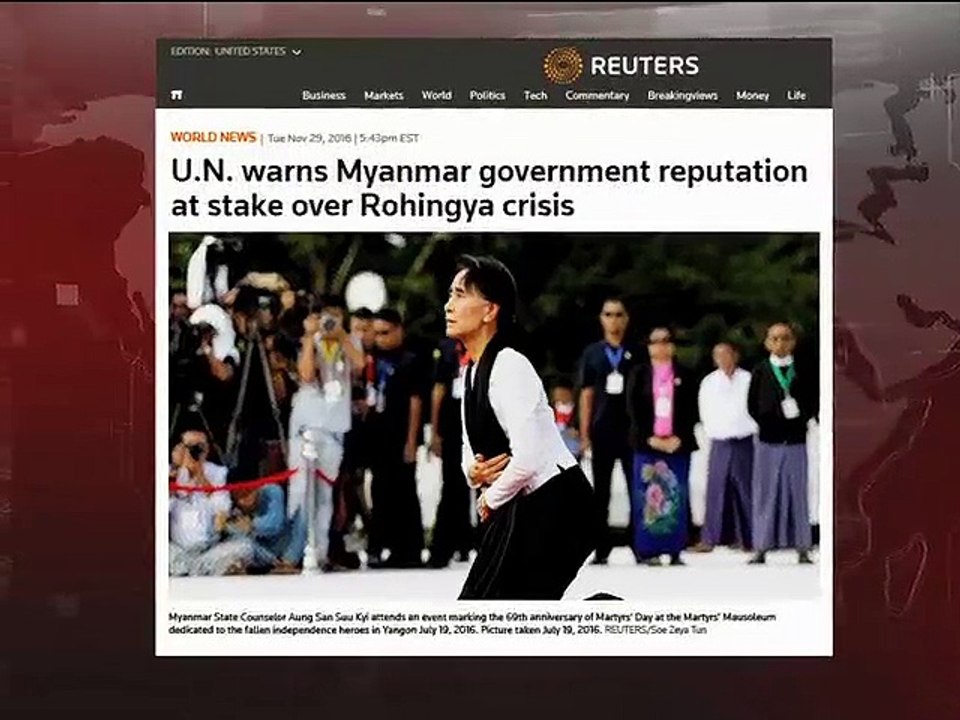রোহিঙ্গাদের ওপর নির্যাতন  মিয়ানমার সরকারের সুনাম নষ্ট হতে পারে বলে জাতিসংঘের সতর্ক