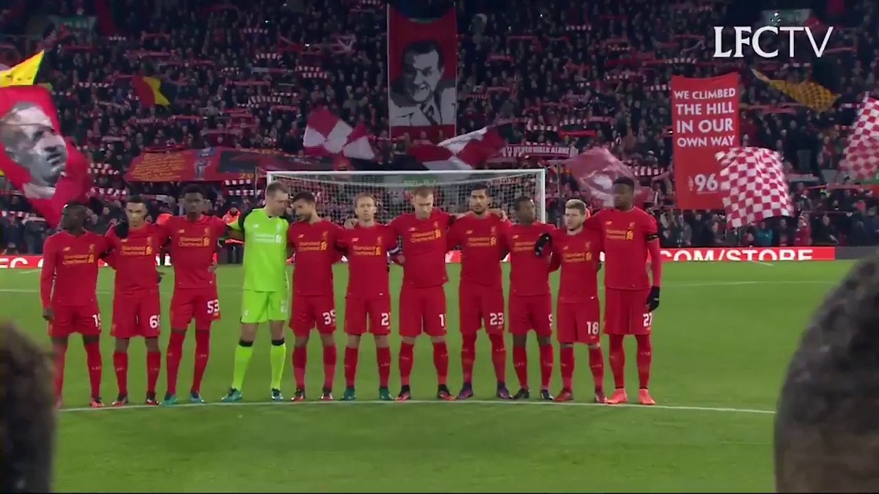 Liverpool Fans Sing You'll Never Walk Alone In Honor To Chapecoense!
