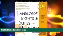READ book Landlords Rights and Duties in Illinois (Self-Help Law Kit with Forms) Diana Brodman