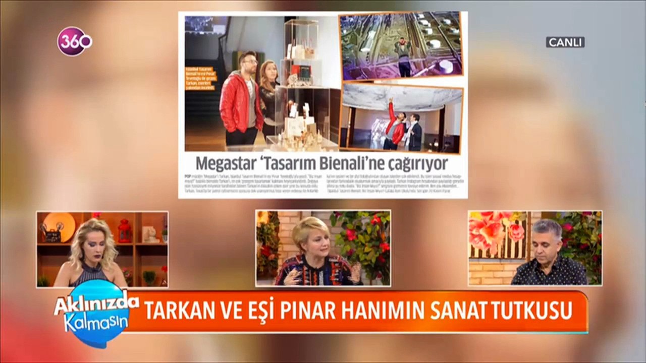 Tarkan Ve Eşi Pınar Tevetoğlunun Sanat Aşkı _ Aklınızda Kalmasın -