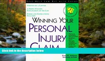 READ THE NEW BOOK Winning Your Personal Injury Claim: With Sample Forms and Worksheets (Self-Help